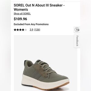 Sorel Out N About Tennis Shoes